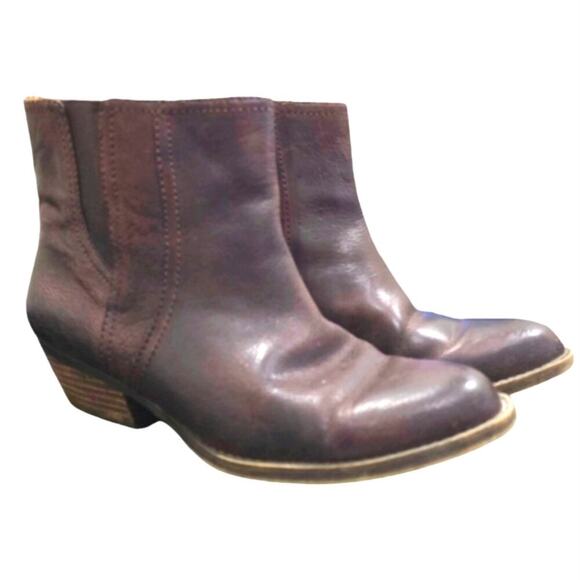 Nine West Vintage American Collection Bootie Size 8 Brown Western - Picture 1 of 13